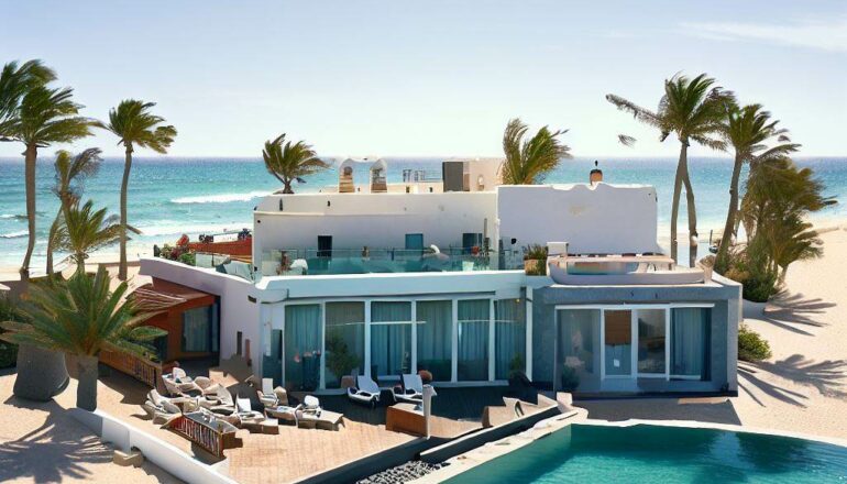 Fuerteventura kleines Hotel direkt am Strand