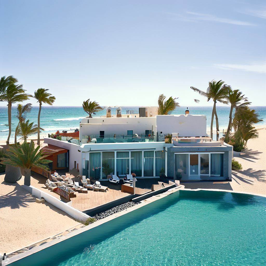 Fuerteventura kleines Hotel direkt am Strand